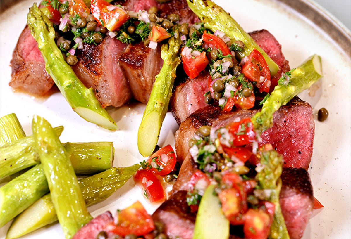Char‑grilled M6‑7 Wagyu Sirloin & Argentine Chimichurri