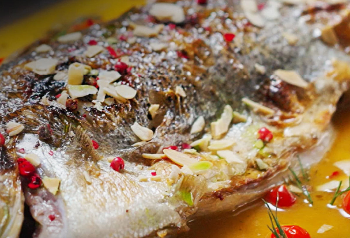 Lemongrass-Calamansi Grilled Sea Bass